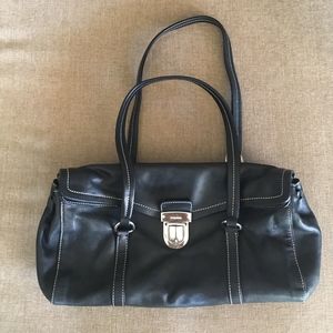 Authentic Vintage PRADA Handbag Black Leather